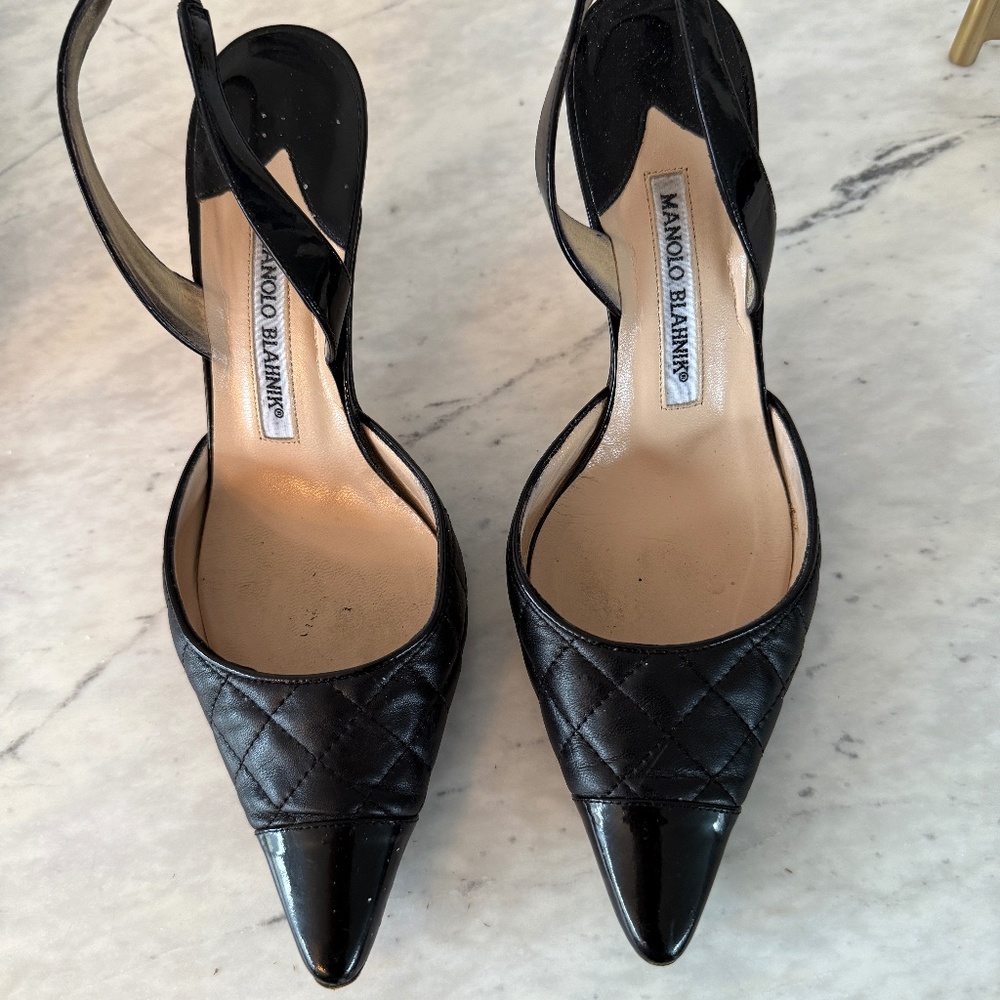 Slingback Manolo Blahnik Heels